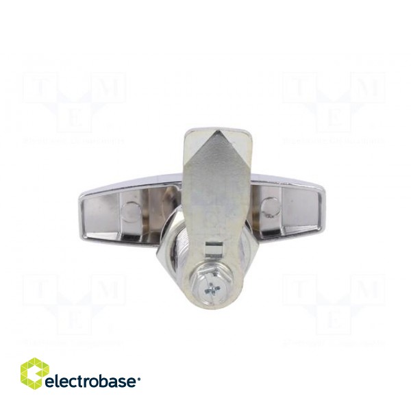 Lock | zinc and aluminium alloy | 30mm | chromium | Key code: 1333 paveikslėlis 6