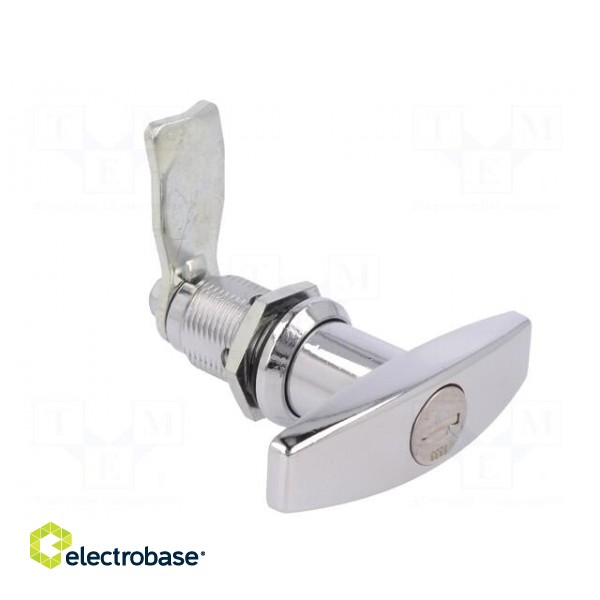 Lock | zinc and aluminium alloy | 30mm | chromium | Key code: 1333 image 9