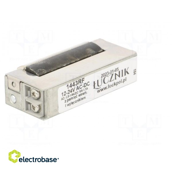 Electromagnetic lock | 12÷24VDC | 1400RF | 12÷24VAC фото 4