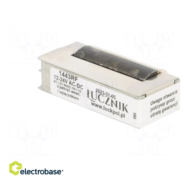 Electromagnetic lock | 12÷24VDC | 1400RF | 12÷24VAC фото 6