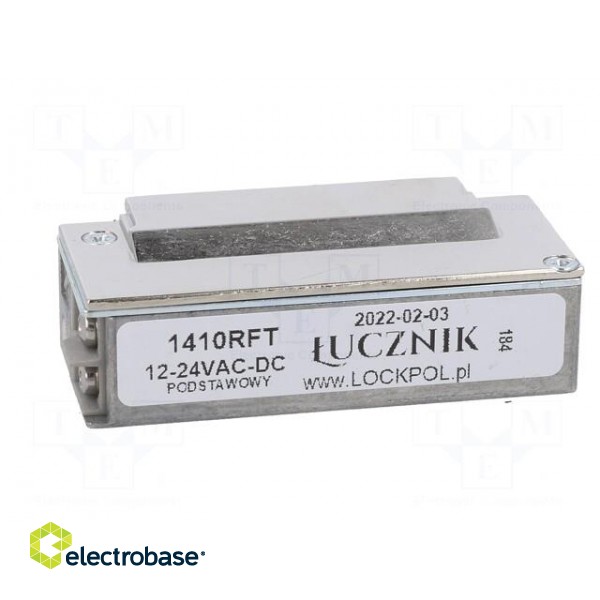 Electromagnetic lock | 12÷24VDC | 1400RFT | 12÷24VAC paveikslėlis 5