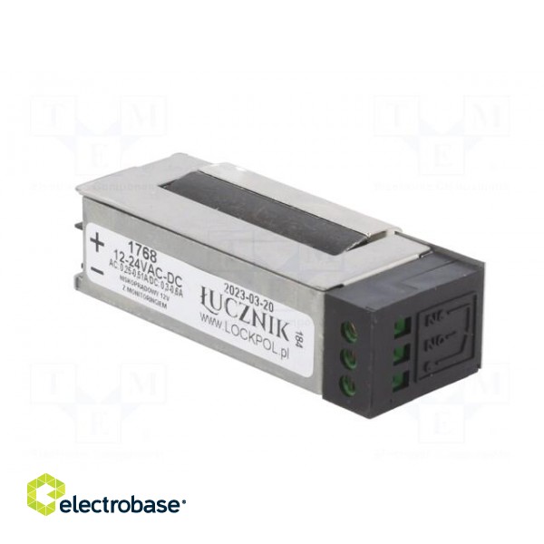 Electromagnetic lock | 12÷24VDC | low current,with monitoring paveikslėlis 6