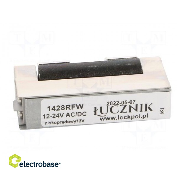 Electromagnetic lock | 12÷24VDC | low current,with switch image 5
