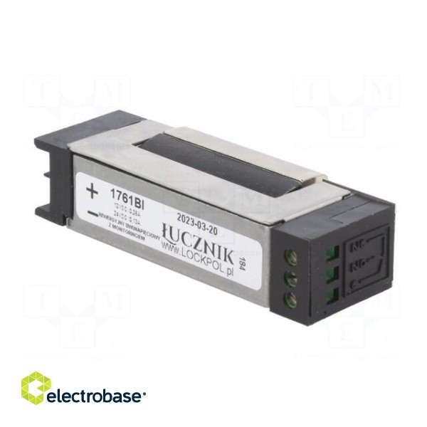Electromagnetic lock | 12÷24VDC | reversing,with monitoring image 6