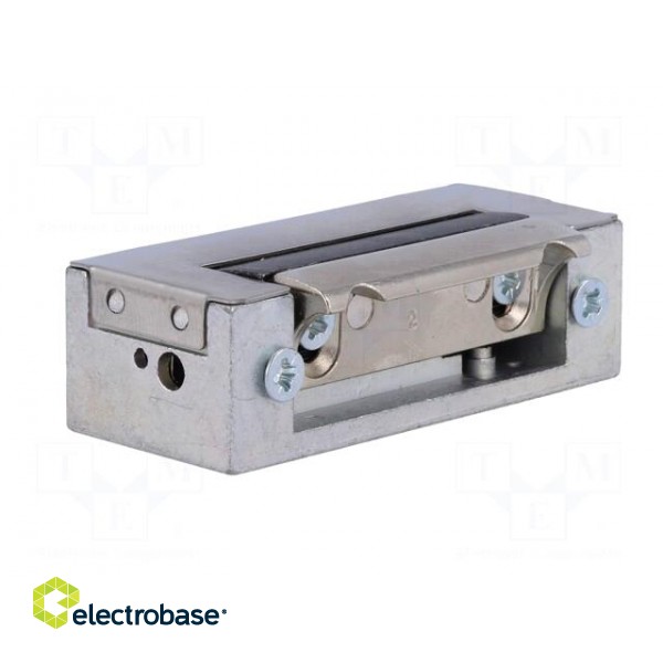 Electromagnetic lock | 22÷25VDC | reversing,with adjustable hook image 2