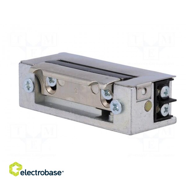 Electromagnetic lock | 22÷25VDC | reversing,with adjustable hook image 4