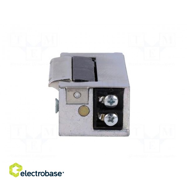 Electromagnetic lock | 22÷25VDC | reversing,with adjustable hook image 5