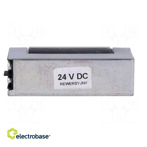 Electromagnetic lock | 22÷25VDC | reversing,with adjustable hook image 7