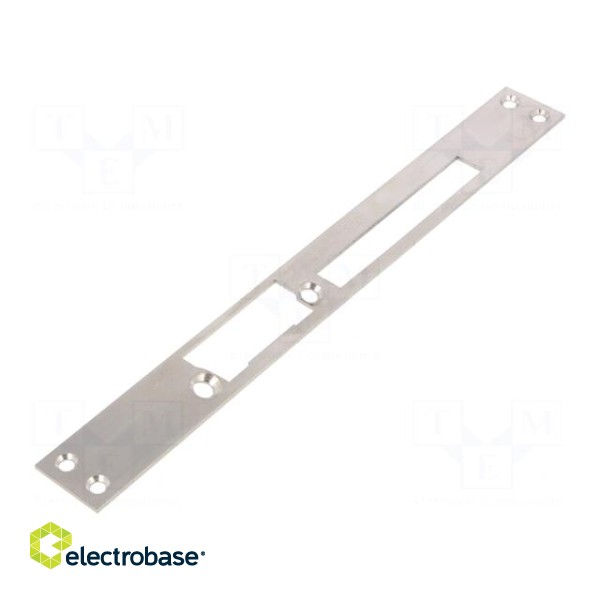 Frontal plate | left,flat | W: 28mm | for electromagnetic lock