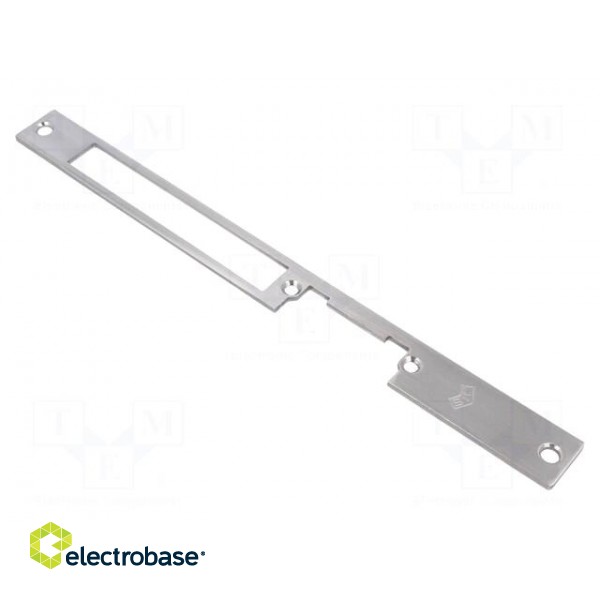 Frontal plate | long,flat | W: 21mm | for electromagnetic lock