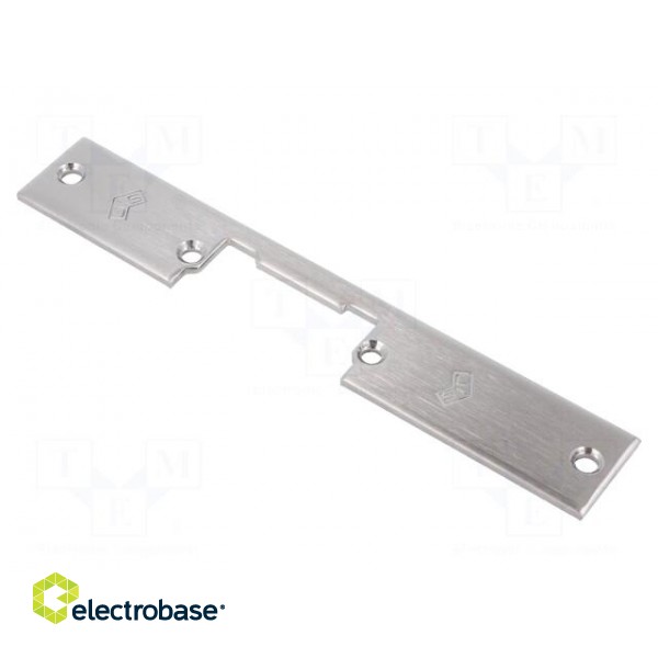 Frontal plate | short,flat | W: 25mm | for electromagnetic lock