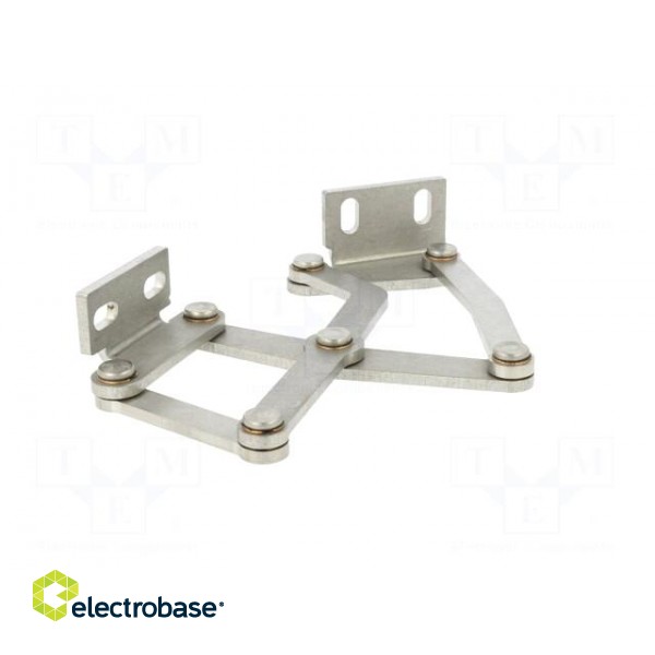 Hinge | stainless steel | 60mm | left,pivoting фото 6