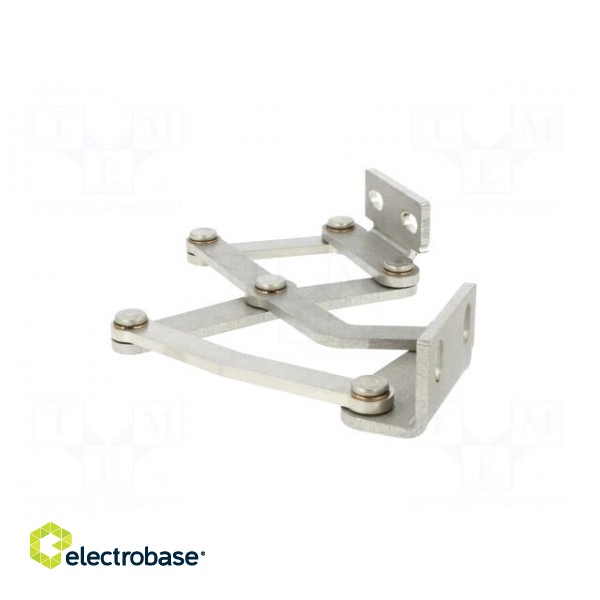Hinge | stainless steel | 60mm | left,pivoting фото 9