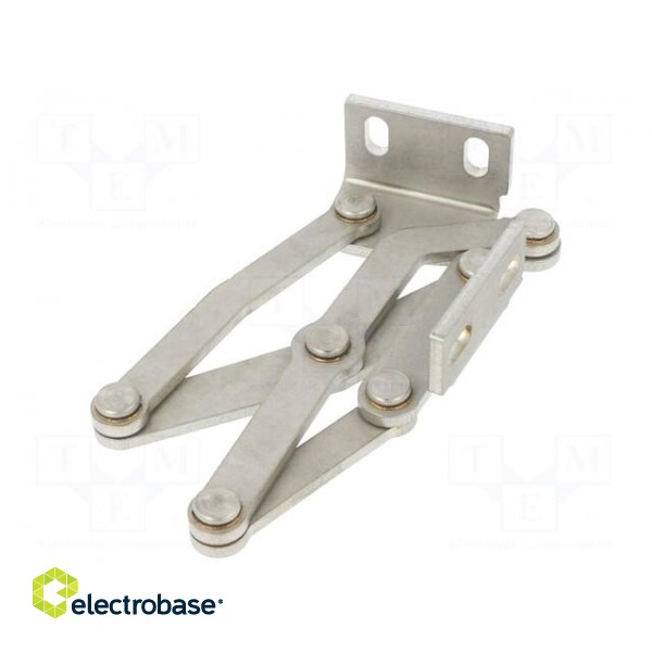 Hinge | stainless steel | 60mm | right,pivoting image 1