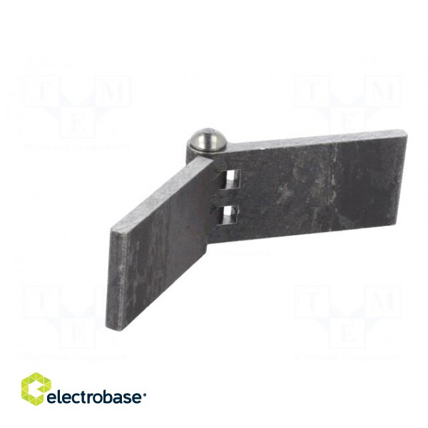 Hinge | Width: 120mm | steel | H: 30mm | without coating,for welding paveikslėlis 5