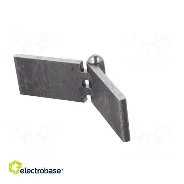 Hinge | Width: 120mm | steel | H: 30mm | without coating,for welding paveikslėlis 7