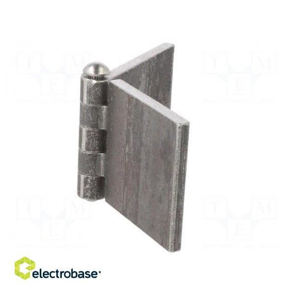 Hinge | Width: 120mm | steel | H: 50mm | without coating,for welding image 3