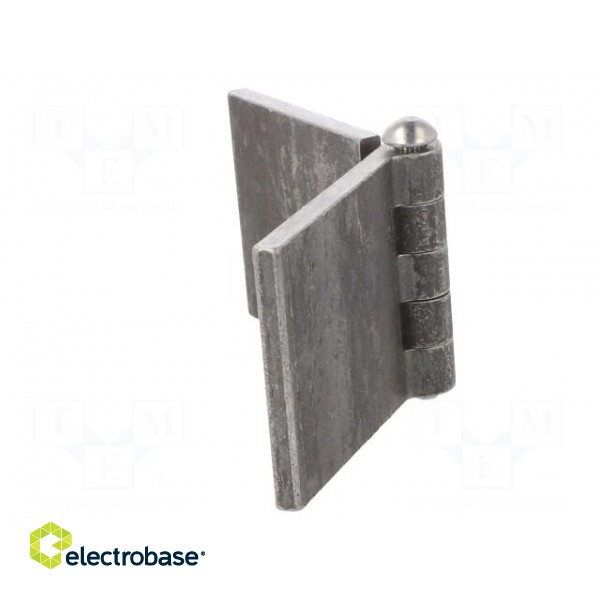 Hinge | Width: 120mm | steel | H: 50mm | without coating,for welding image 7