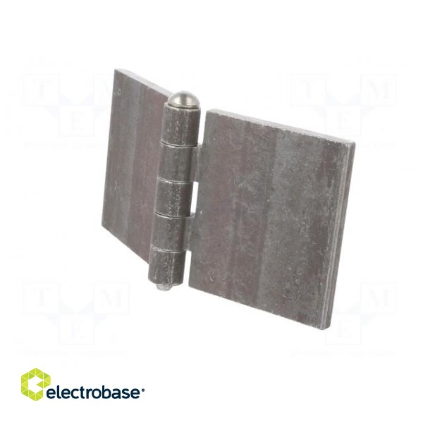 Hinge | Width: 120mm | steel | H: 60mm | without coating,for welding image 3