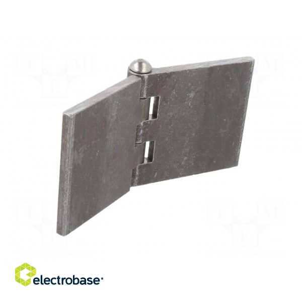 Hinge | Width: 120mm | steel | H: 60mm | without coating,for welding фото 5