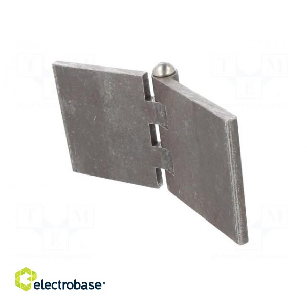 Hinge | Width: 120mm | steel | H: 60mm | without coating,for welding фото 7