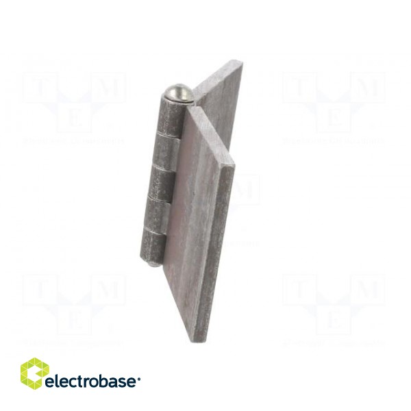 Hinge | Width: 120mm | steel | H: 60mm | without coating,for welding image 4