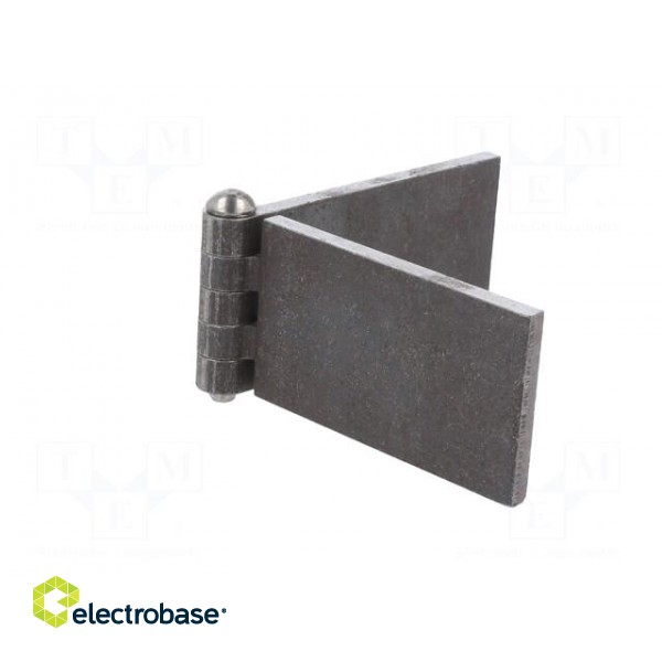 Hinge | Width: 160mm | steel | H: 40mm | without coating,for welding image 4