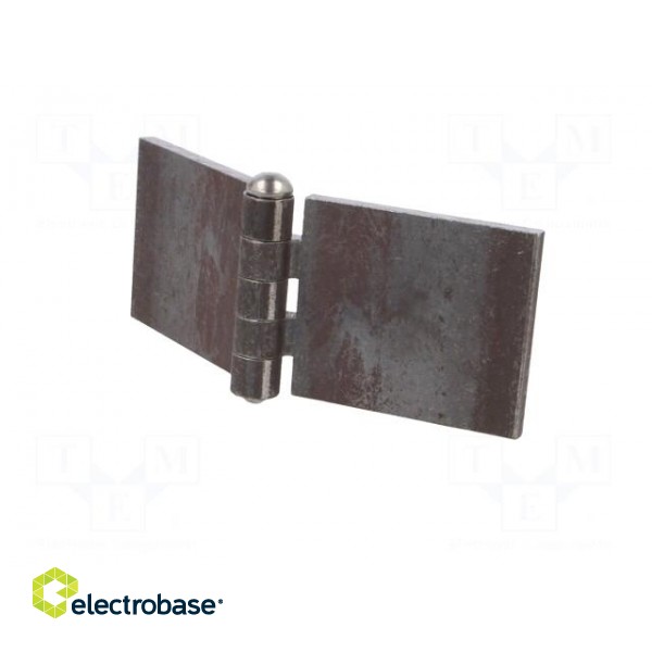 Hinge | Width: 160mm | steel | H: 60mm | without coating,for welding paveikslėlis 3