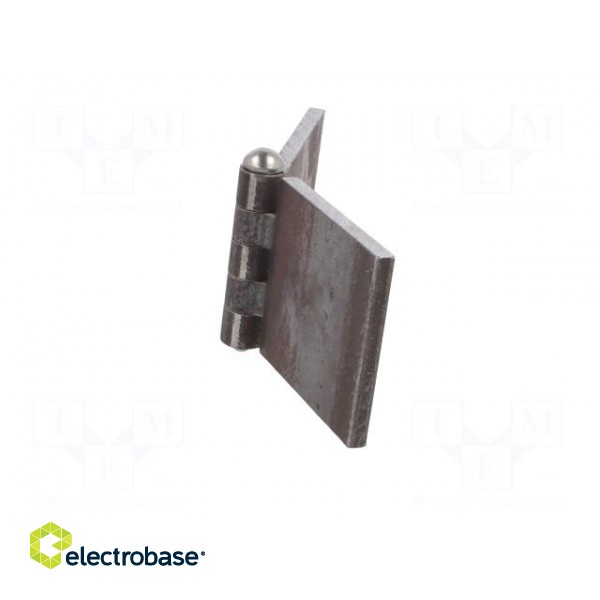 Hinge | Width: 160mm | steel | H: 60mm | without coating,for welding paveikslėlis 4