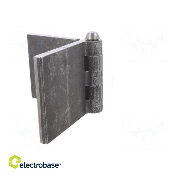 Hinge | Width: 220mm | steel | H: 100mm | without coating,for welding image 7
