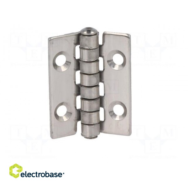 Hinge | Width: 30mm | A2 stainless steel | H: 40mm paveikslėlis 2