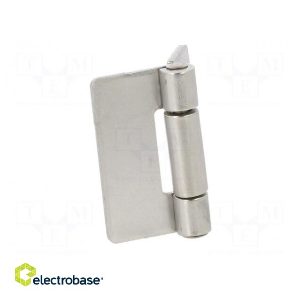Hinge | Width: 30mm | stainless steel | H: 30mm | for welding paveikslėlis 9