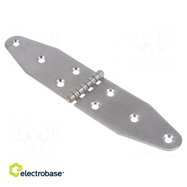 Hinge | Width: 40mm | A2 stainless steel | H: 185mm фото 1