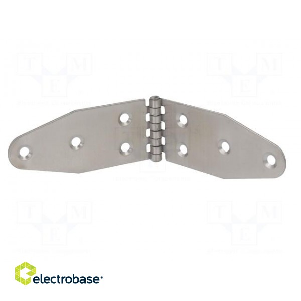 Hinge | Width: 40mm | A2 stainless steel | H: 185mm image 2