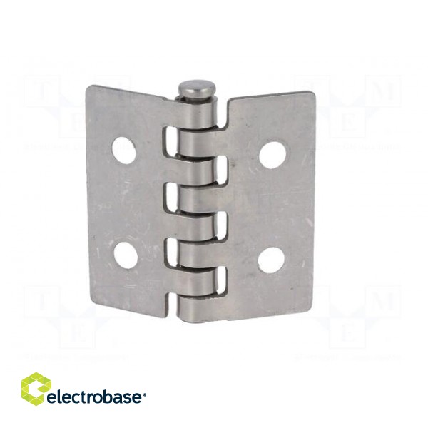 Hinge | Width: 40mm | A2 stainless steel | H: 40mm фото 6