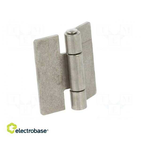Hinge | Width: 40mm | stainless steel | H: 40mm | for welding image 9