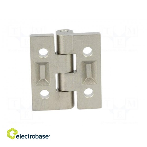 Hinge | Width: 40mm | stainless steel | H: 45mm | without regulation image 5