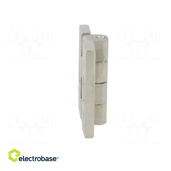 Hinge | Width: 40mm | stainless steel | H: 45mm | without regulation paveikslėlis 7