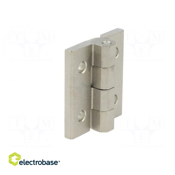 Hinge | Width: 40mm | stainless steel | H: 45mm | without regulation image 8