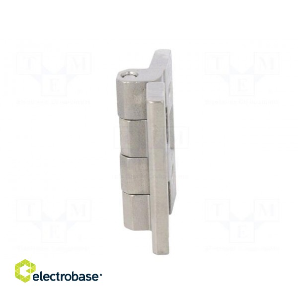 Hinge | Width: 40mm | stainless steel | H: 45mm | without regulation фото 4