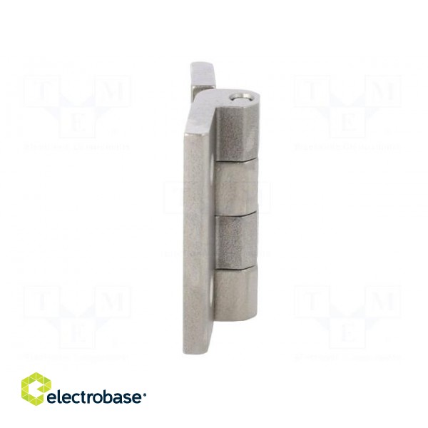 Hinge | Width: 40mm | stainless steel | H: 45mm | without regulation image 8