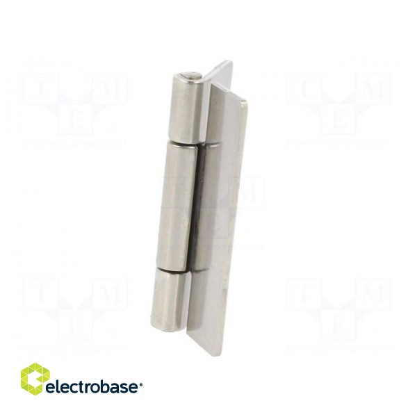 Hinge | Width: 40mm | stainless steel | H: 60mm | for welding image 3