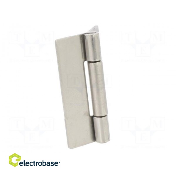 Hinge | Width: 40mm | stainless steel | H: 60mm | for welding image 8