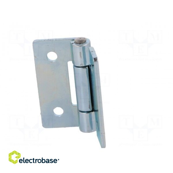 Hinge | Width: 40mm | zinc-plated steel | H: 40mm image 3