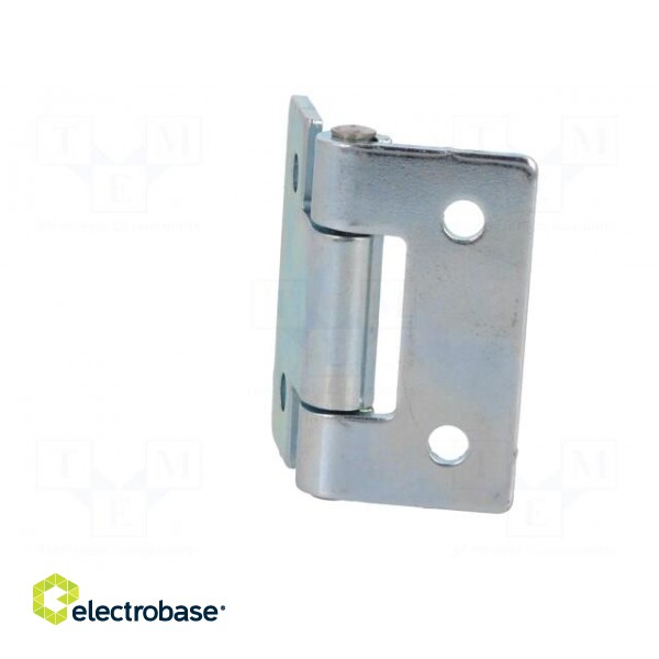 Hinge | Width: 40mm | zinc-plated steel | H: 40mm image 5