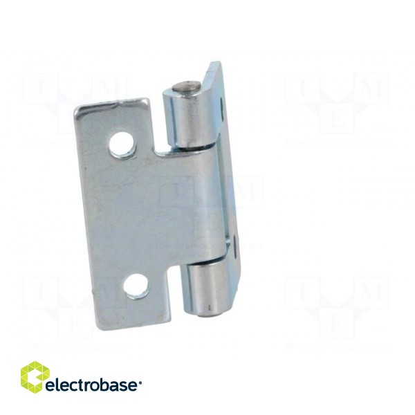 Hinge | Width: 40mm | zinc-plated steel | H: 40mm image 4