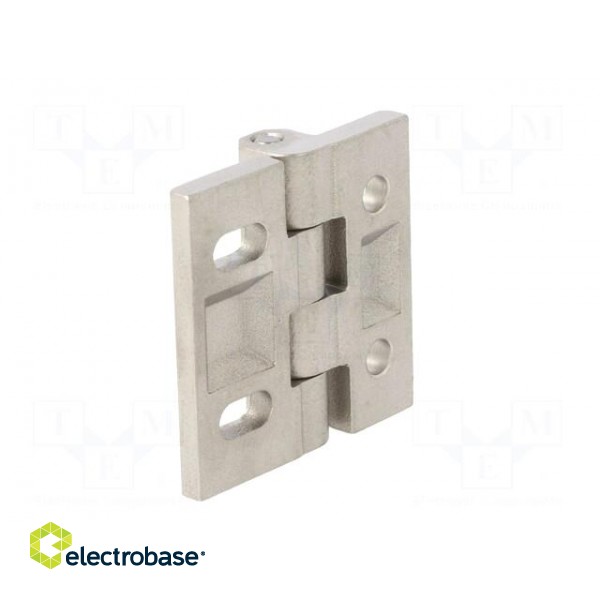 Hinge | Width: 45mm | stainless steel | H: 45mm | without regulation image 5