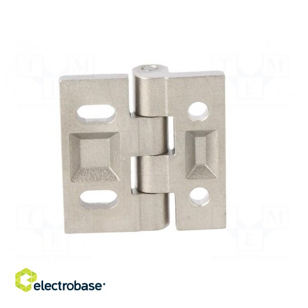 Hinge | Width: 45mm | stainless steel | H: 45mm | without regulation image 6
