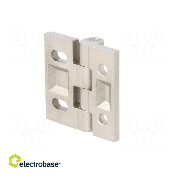 Hinge | Width: 45mm | stainless steel | H: 45mm | without regulation image 7
