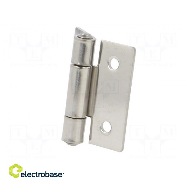 Hinge | Width: 50mm | stainless steel | H: 50mm | for welding image 3